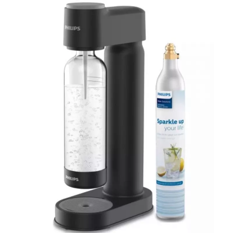 Carbonator Philips Kunststoff Schwarz 1L PET Flasche