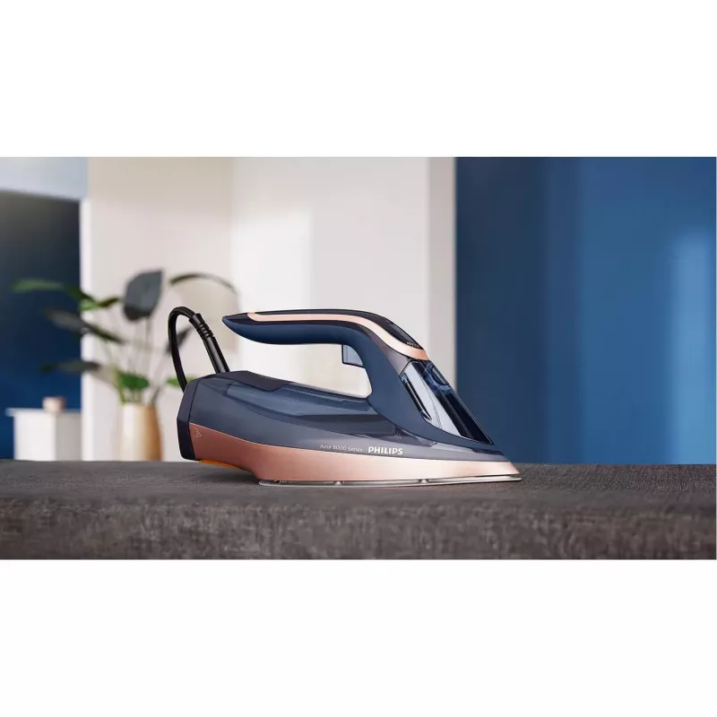 Dampfbügeleisen Philips Azur 8000 Series DST8050/20 — 3000 W, 0,35 L, SteamGlide Elite-Sohle, 85 g/min Dauerdampf, 260 g/min Boost