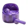 JBL Tune Flex Ghost Edition Headset True Wireless Stereo (TWS) In-Ear Kopfhörer für Anrufe/Musik Bluetooth Lila, Transluzent
