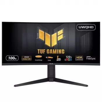 Monitor ASUS TUF Gaming VG34VQEL1A 34 Zoll Curved LED 3440 x 1440 100 Hz VA 1 ms FreeSync HDR10 USB-Hub