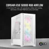PC-Gehäuse Corsair iCUE 5000D RGB Airflow Midi-Tower Weiß
