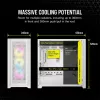PC-Gehäuse Corsair iCUE 5000D RGB Airflow Midi-Tower Weiß