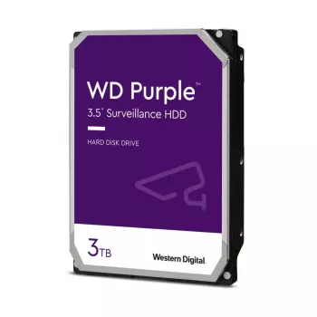WESTERN DIGITAL Festplatte – WD Lila WD33PURZ – 3 TB – SATA 6 GB/S – 3,5 Zoll – 5400 U/min – 256 MB