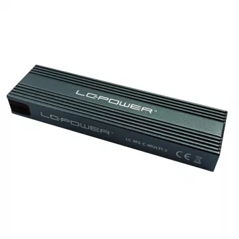 LC-POWER SSD-Gehäuse - M.2 LC-M2-C-MULTI-3 Lc-power USB3.2 M.2-SSD-Gehäuse (NVMe & SATA)