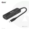 CLUB3D USB Gen2 Type-C auf HDMI™ 8K60Hz oder 4K120Hz HDR10+ mit DSC1.2 mit Power Delivery 3.0 Aktiver Adapter M/F