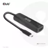 CLUB3D USB Gen2 Type-C auf HDMI™ 8K60Hz oder 4K120Hz HDR10+ mit DSC1.2 mit Power Delivery 3.0 Aktiver Adapter M/F
