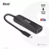 CLUB3D USB Gen2 Type-C auf HDMI™ 8K60Hz oder 4K120Hz HDR10+ mit DSC1.2 mit Power Delivery 3.0 Aktiver Adapter M/F