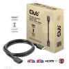 CLUB3D Ultra High Speed HDMI Verlängerungskabel 4K120Hz 8K60Hz 48Gbps M/F 1 m / 3,28 ft 30AWG