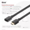 CLUB3D Ultra High Speed HDMI Verlängerungskabel 4K120Hz 8K60Hz 48Gbps M/F 1 m / 3,28 ft 30AWG