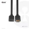 CLUB3D Ultra High Speed HDMI Verlängerungskabel 4K120Hz 8K60Hz 48Gbps M/F 1 m / 3,28 ft 30AWG