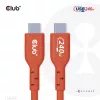 CLUB3D USB2 Type-C bidirektionales USB-IF-zertifiziertes Kabel für Daten 480Mb, PD 240W(48V/5A) EPR M/M 1m / 3.23 ft
