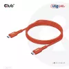 CLUB3D USB2 Type-C bidirektionales USB-IF-zertifiziertes Kabel für Daten 480Mb, PD 240W(48V/5A) EPR M/M 1m / 3.23 ft