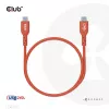 CLUB3D USB2 Type-C bidirektionales USB-IF-zertifiziertes Kabel für Daten 480Mb, PD 240W(48V/5A) EPR M/M 1m / 3.23 ft