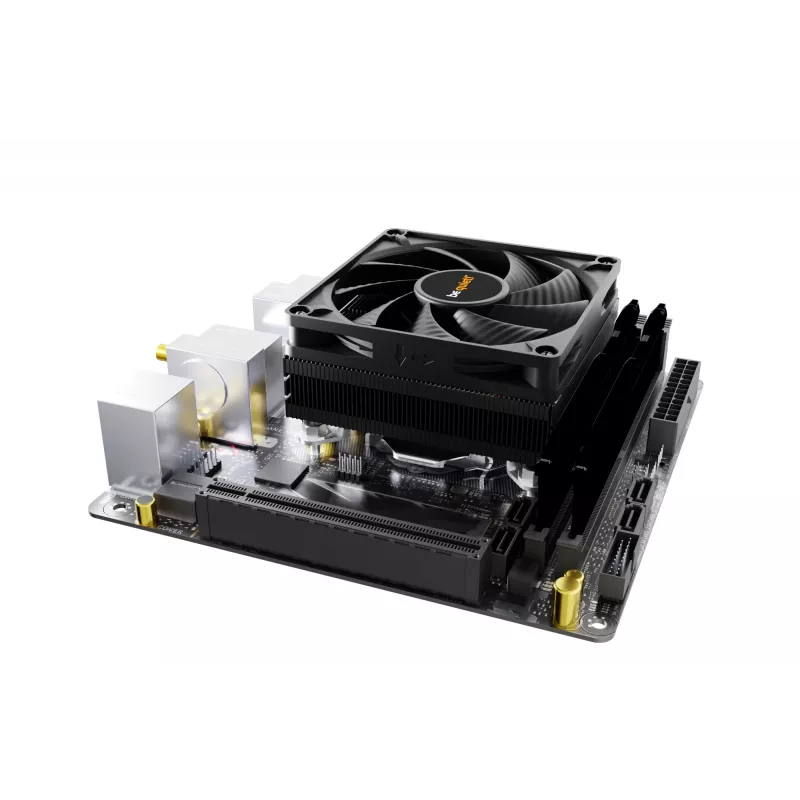 Air cooler be quiet! Pure Rock LP 9.2 cm Black 2500 RPM Rifle bearing