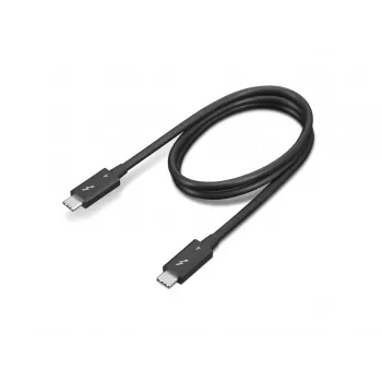 Lenovo 4X91K16968 Thunderbolt-Kabel 0,7 m 40 Gbit/s Schwarz (geöffnete Verpackung)