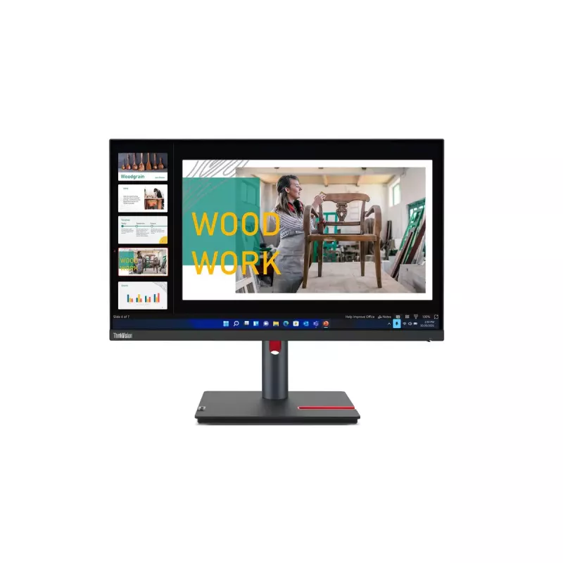 Lenovo ThinkVision P24q-30 Computer Monitor 60,5 cm (23,8 Zoll) 2560 x 1440 Pixel Quad HD LED Schwarz