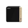 QNAP TS-464 NAS Tower Intel® Celeron® N5095 8 GB DDR4 0 TB QNAP QTS Schwarz