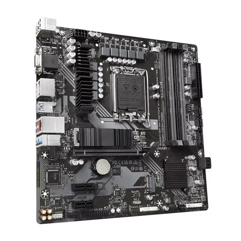 Motherboard GIGABYTE B760M DS3H DDR4 Micro ATX, Intel LGA 1700, 4x DIMM, 128GB, 2.5Gb LAN, 2x M.2, HDMI+DP