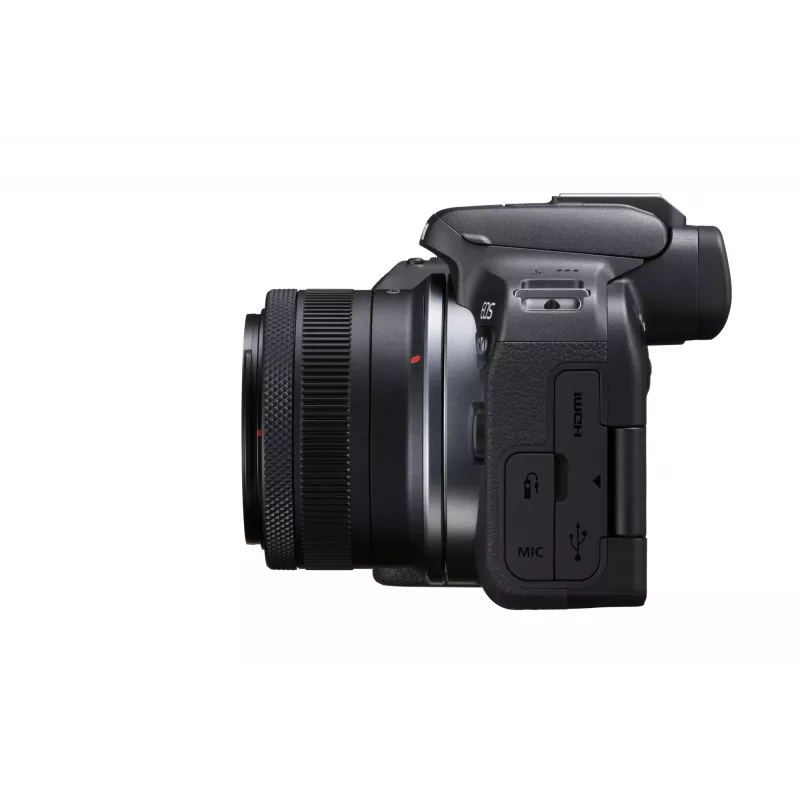 Canon EOS R10 + RF-S 18-45mm F4.5-6.3 IS STM MILC 24.2 MP CMOS 6000 x 4000 Pixel Schwarz