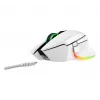 Gaming-Maus Razer Basilisk V3 Pro — rechtshändig, optisch 30.000 DPI, RF Wireless/Bluetooth/USB-C, weiß