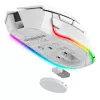 Gaming-Maus Razer Basilisk V3 Pro — rechtshändig, optisch 30.000 DPI, RF Wireless/Bluetooth/USB-C, weiß