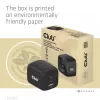 CLUB3D Reiseladegerät PPS 65Watt GAN-Technologie, Dreifachanschluss (2x USB Typ-C + USB Typ-A) Power Delivery (PD) 3.0 Unterstützung