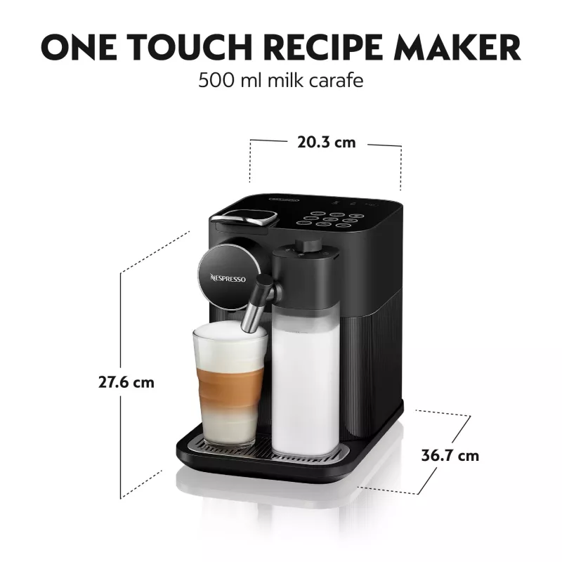 De’Longhi Nespresso Gran Lattissima Kaffeemaschine von Delonghi, Sophisticated Darks
