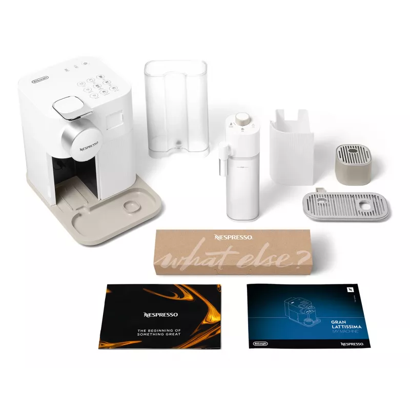 De’Longhi Lattissima One Nespresso Gran Lattissima Kaffeemaschine von Delonghi, Elegantes Dunkel