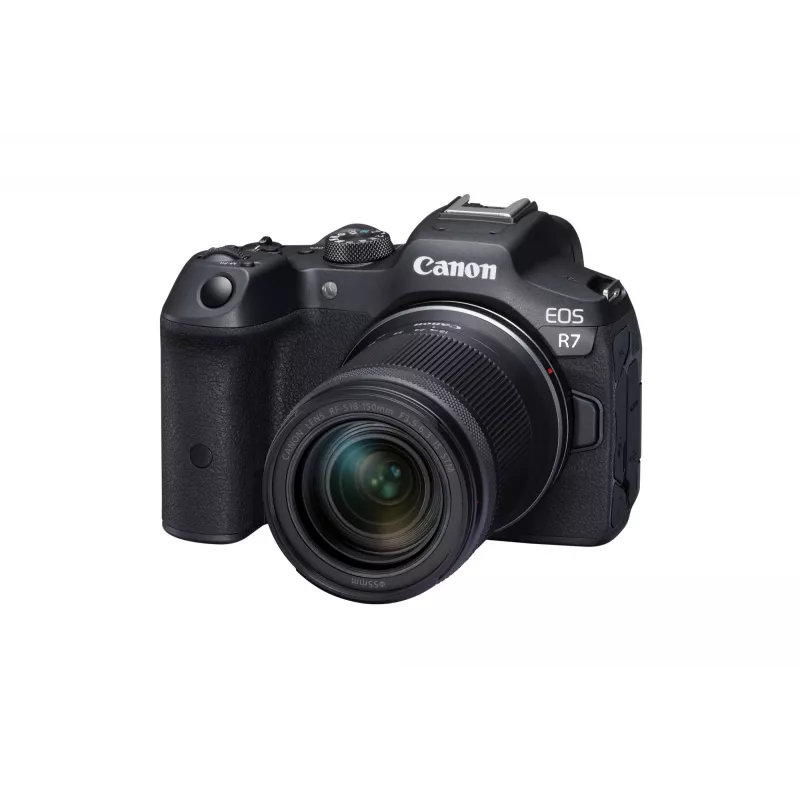 Spiegellose Kamera Canon EOS R7 mit RF-S 18-150mm Objektiv, 32,5 MP CMOS, 4K, 0,53 kg