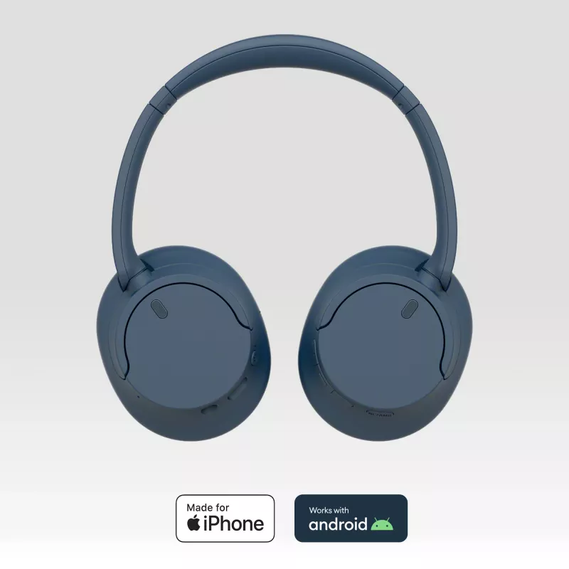 Sony WH-CH720N Kabellose Noise-Cancelling-Kopfhörer, Blau