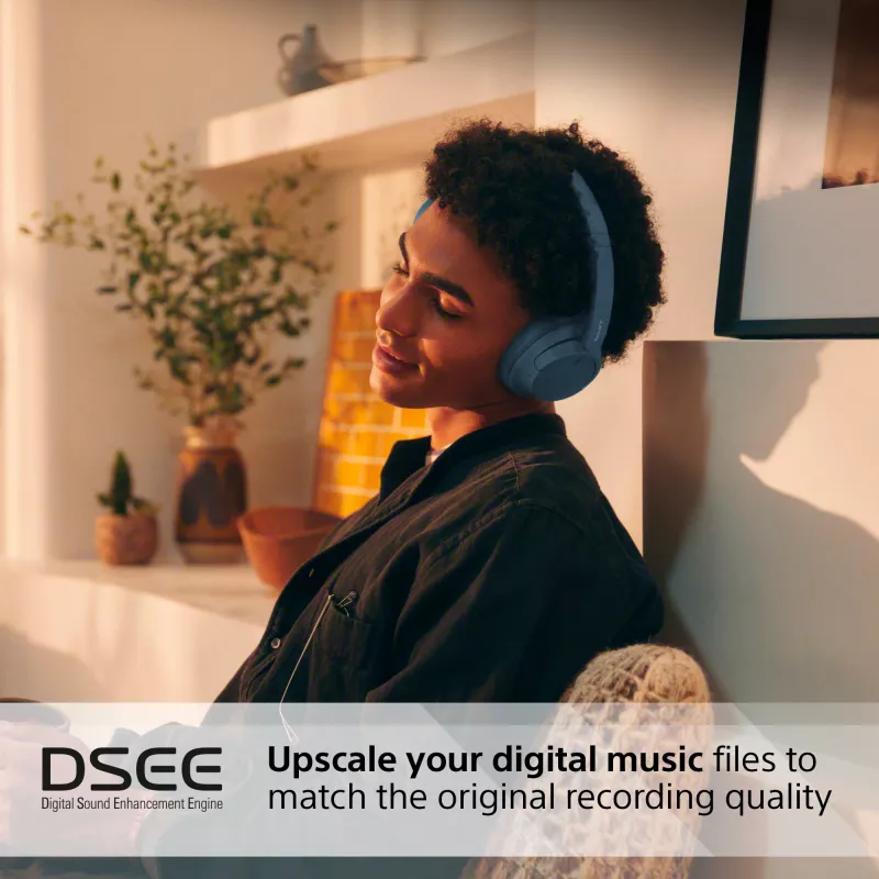 Sony WH-CH720N Kabellose Noise-Cancelling-Kopfhörer, Blau