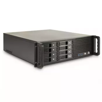 Server Rack Inter-Tech 3U-3508 Schwarz 480x528x132mm 5,25 Zoll HDD