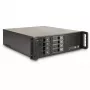 Inter-Tech IPC 3U-3508 Storage-Servergehäuse, 48,3 cm Rackmount 3 HE, ATX, SATA/SAS Hot-Swap, 2x 5,25 Zoll extern, ohne Netzteil, schwarz