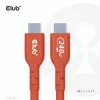 CLUB3D USB2 Type-C bidirektionales USB-IF-zertifiziertes Datenkabel 480Mb, PD 240W(48V/5A) EPR M/M 3m / 9.84 ft