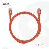 CLUB3D USB2 Type-C bidirektionales USB-IF-zertifiziertes Datenkabel 480Mb, PD 240W(48V/5A) EPR M/M 3m / 9.84 ft