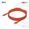CLUB3D USB2 Type-C bidirektionales USB-IF-zertifiziertes Datenkabel 480Mb, PD 240W(48V/5A) EPR M/M 3m / 9.84 ft