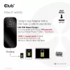 CLUB3D Reiseladegerät 140 Watt GaN-Technologie, Einzelport USB Typ-C, Power Delivery (PD) 3.1 Unterstützung