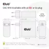 CLUB3D Reiseladegerät 140 Watt GaN-Technologie, Einzelport USB Typ-C, Power Delivery (PD) 3.1 Unterstützung