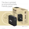 CLUB3D Reiseladegerät 140 Watt GaN-Technologie, Einzelport USB Typ-C, Power Delivery (PD) 3.1 Unterstützung