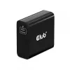 CLUB3D Reiseladegerät 140 Watt GaN-Technologie, Einzelport USB Typ-C, Power Delivery (PD) 3.1 Unterstützung