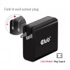 CLUB3D Reiseladegerät 140 Watt GaN-Technologie, Einzelport USB Typ-C, Power Delivery (PD) 3.1 Unterstützung