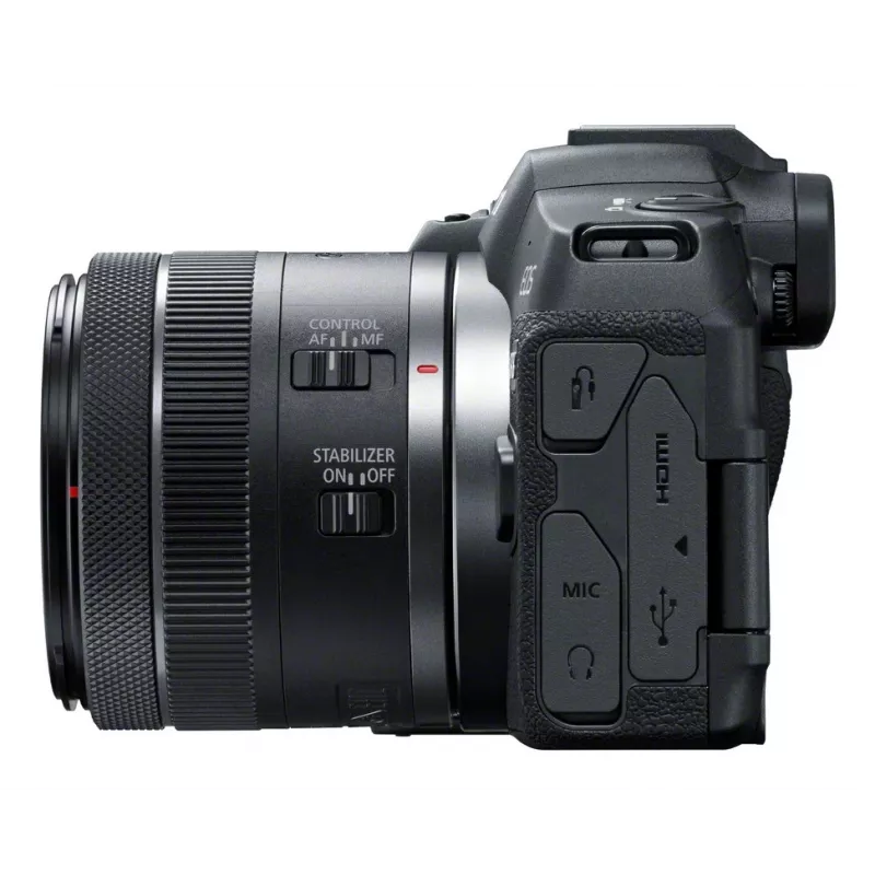 Canon EOS R8 + RF 24-50mm F4.5-6.3 IS STM Kit, 24.2 MP, 6000 x 4000 Pixel, CMOS, 4K Ultra HD, Touchscreen, Schwarz