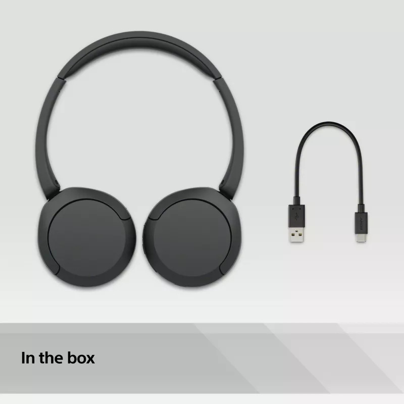 Sony WH-CH520 Headset Kabellos Kopfband Anrufe/Musik USB Type-C Bluetooth Schwarz