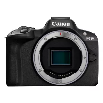 Canon EOS R50, Schwarz + RF-S 18-45mm F4.5-6.3 IS STM Kit, 24,2 MP, 6000 x 4000 Pixel, CMOS, 4K Ultra HD, Touchscreen, Schwarz