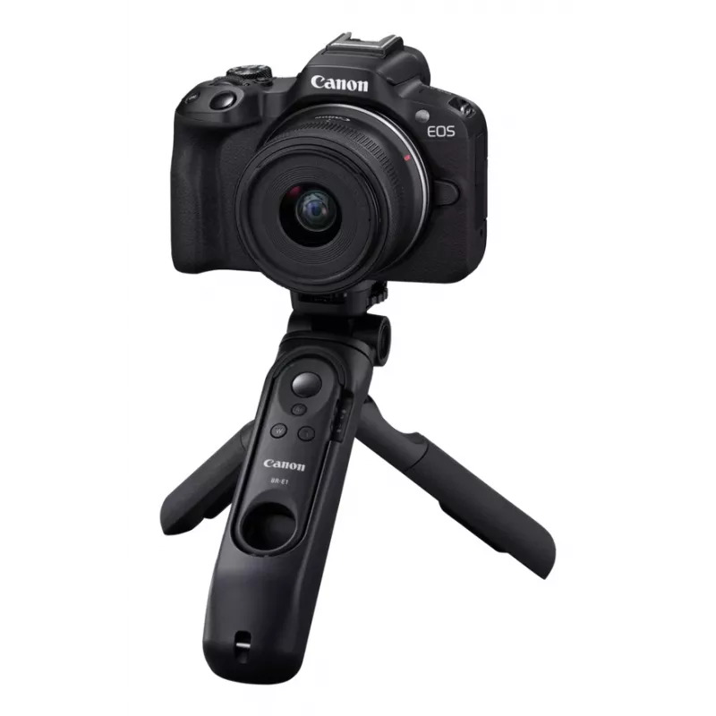 Canon EOS R50, Schwarz + RF-S 18-45mm F4.5-6.3 IS STM Kit, 24,2 MP, 6000 x 4000 Pixel, CMOS, 4K Ultra HD, Touchscreen, Schwarz