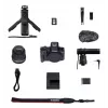Canon EOS R50, Schwarz + RF-S 18-45mm F4.5-6.3 IS STM Kit, 24,2 MP, 6000 x 4000 Pixel, CMOS, 4K Ultra HD, Touchscreen, Schwarz