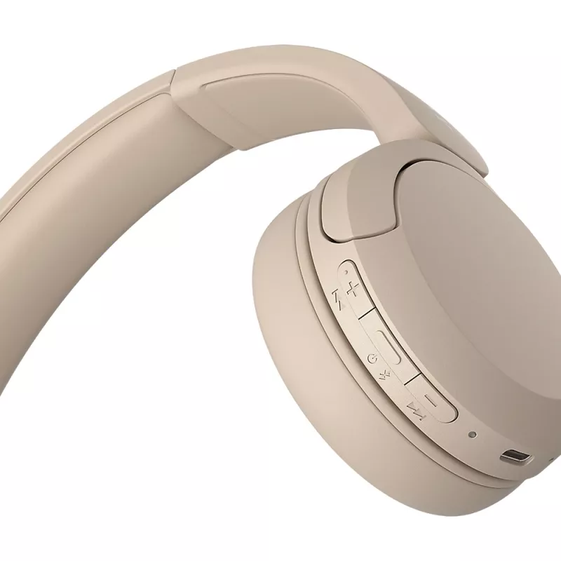 Sony WH-CH520 Kopfhörer Kabellos Bügel Telefonate/Musik USB Typ-C Bluetooth Ladeschale Creme