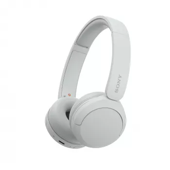 Sony WH-CH520 kabelloses On-Ear-Headset, Bluetooth 5.2, 50 Std. Wiedergabe, USB-C-Laden, weiß