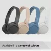 Sony WH-CH520 kabelloses On-Ear-Headset, Bluetooth 5.2, 50 Std. Wiedergabe, USB-C-Laden, weiß