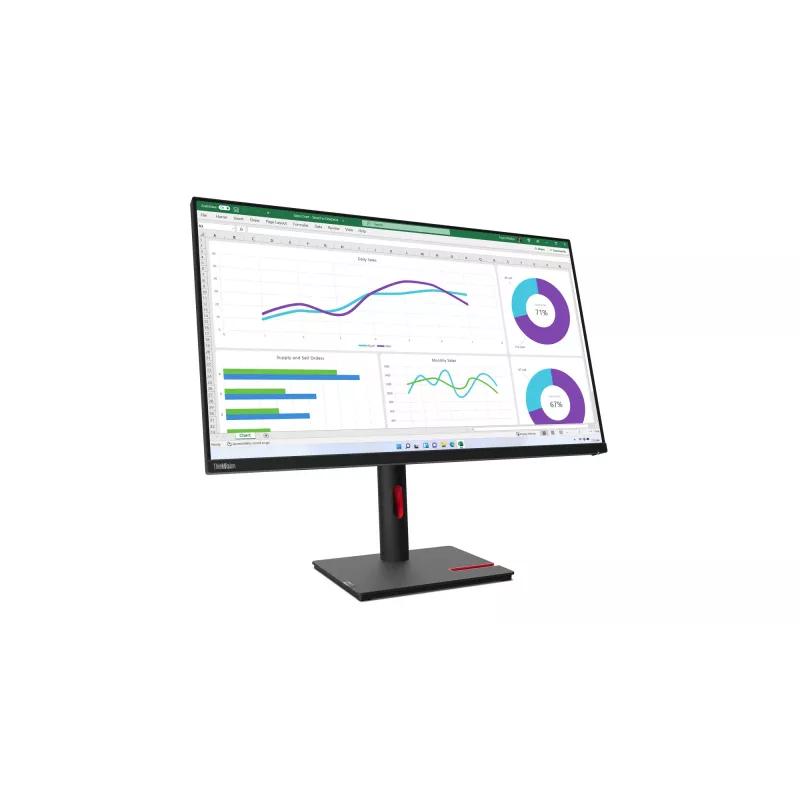 Lenovo ThinkVision T32h-30 Computer Monitor 80 cm (31,5 Zoll) 2560 x 1440 Pixel Quad HD LED Schwarz